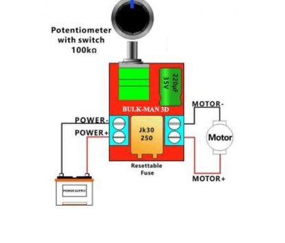 Mini DC motor PWM Speed Controller / LED dimmer