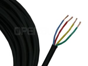 4 kerne kabel sælges i enheder af 10 cm.