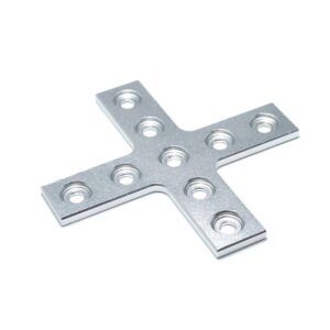 ALU X shape 9 hole joining plate for 2020 aluminum profile