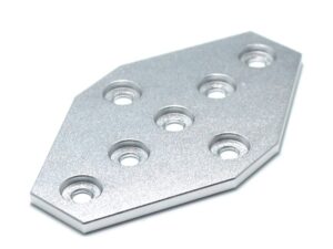 ALU 7 hole X shape joining plate for aluminium v slot accessories
