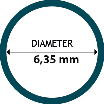 EFTER DIAMETER 6,35 MM